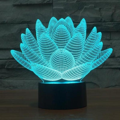 Lotus 3D lamp