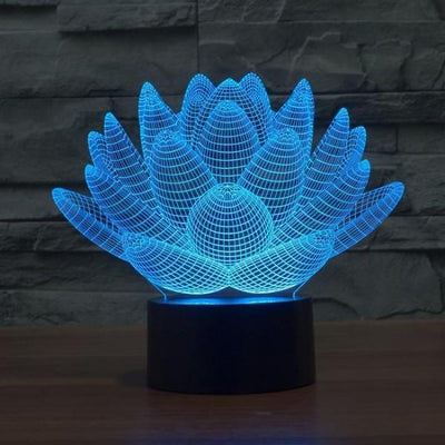 Lotus 3D lamp