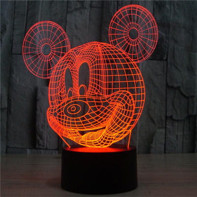 Mickey Mouse 3D Lamp