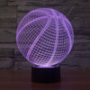 Basketball Shape 3D Lamp