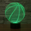 Basketball Shape 3D Lamp