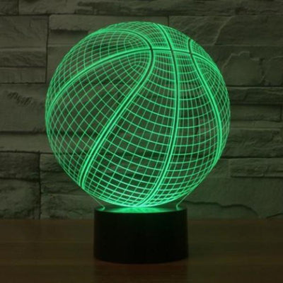 Basketball Shape 3D Lamp