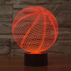 Basketball Shape 3D Lamp