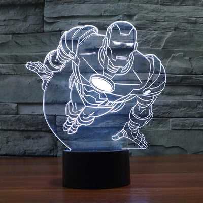 Iron Man 3D lamp