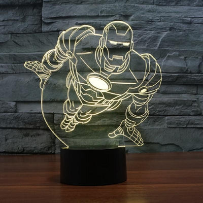 Iron Man 3D lamp