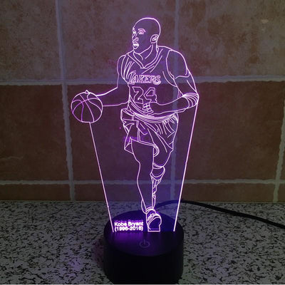 NBA Kobe Bryant 3D Lamp