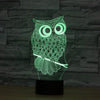 Owl 3D Lamp