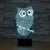 Owl 3D Lamp