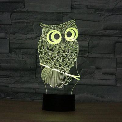 Owl 3D Lamp