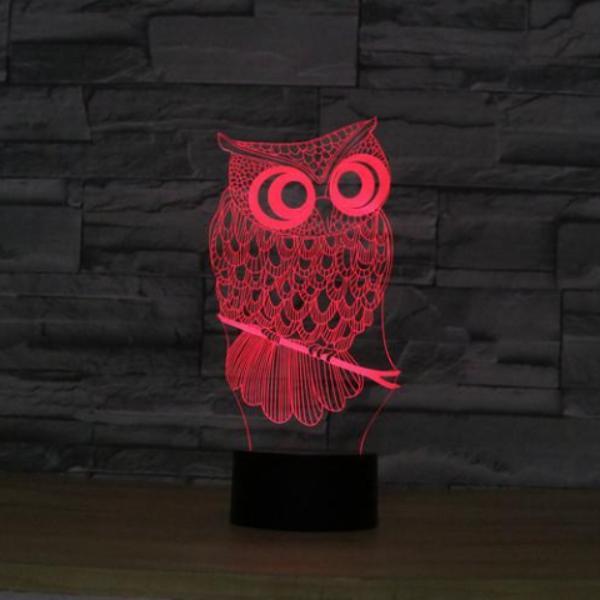 Owl 3D Lamp
