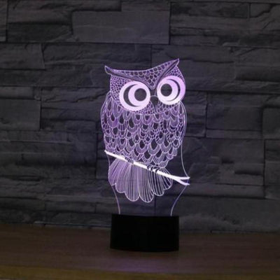 Owl 3D Lamp