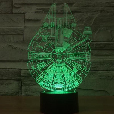 Millennium Falcon 3D Lamp