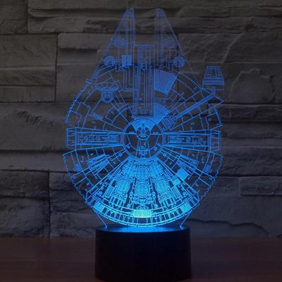 Millennium Falcon 3D Lamp