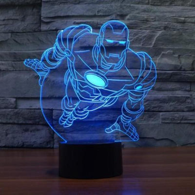 Iron Man 3D lamp