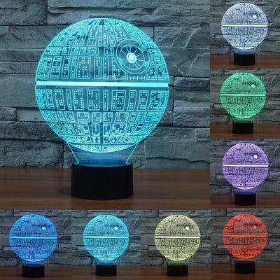 Death star 3D Lamp