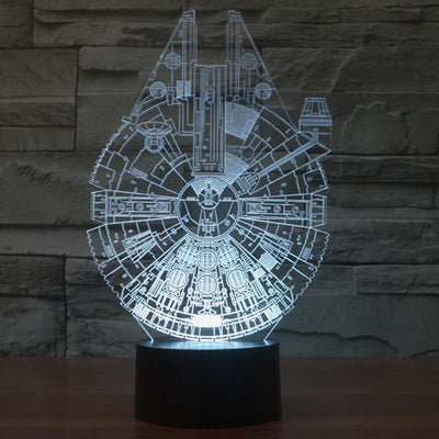 Millennium Falcon 3D Lamp