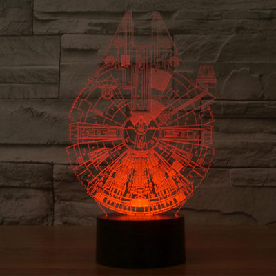 Millennium Falcon 3D Lamp