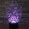 Millennium Falcon 3D Lamp