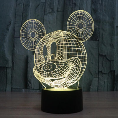 Mickey Mouse 3D Lamp