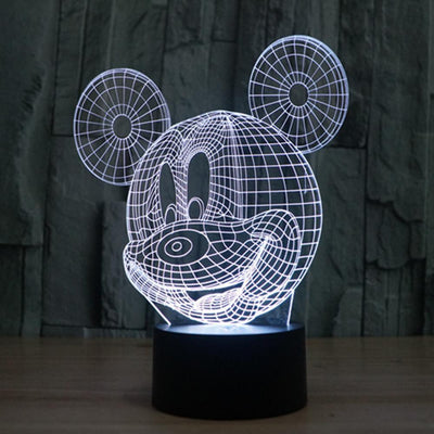 Mickey Mouse 3D Lamp