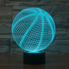 Basketball Shape 3D Lamp