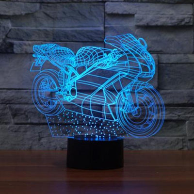 Motorcycle 3D Lamp