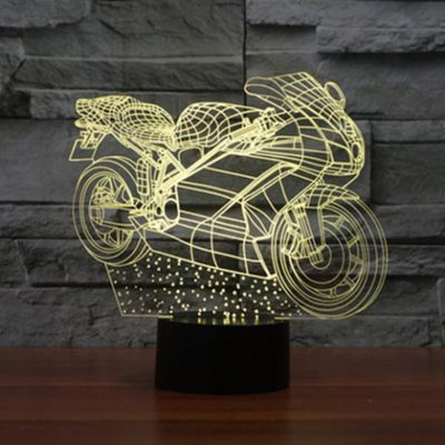 Motorcycle 3D Lamp