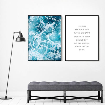 Sea Wall Poster