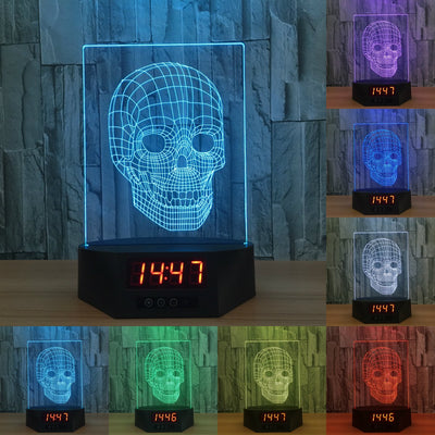 Skull 3D Lamp