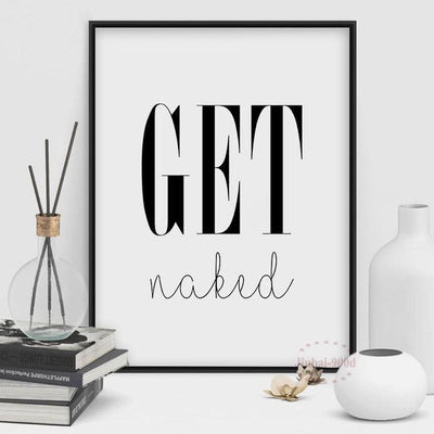 Get Naked Wall Poster