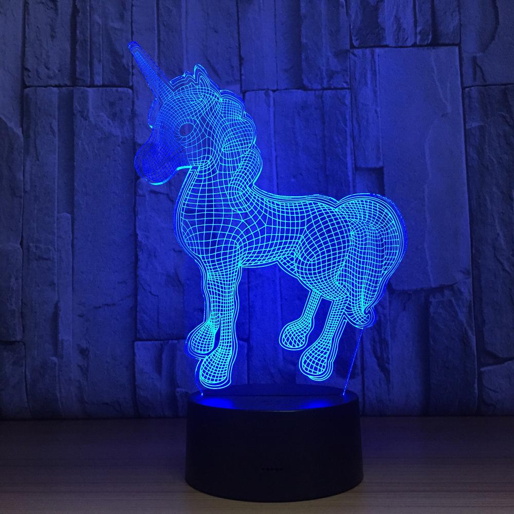 Unicorn 3D Lamp
