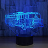 Gift Fire Truck 3D Lamp