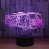 Gift Fire Truck 3D Lamp