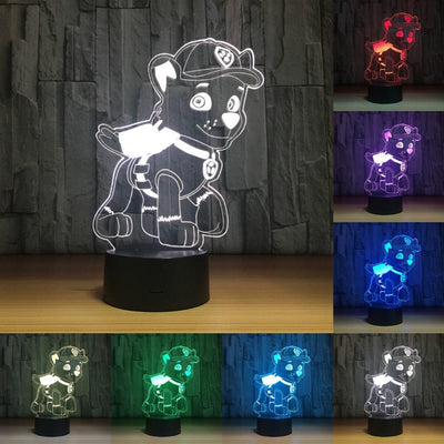 Dog 3D Lamp