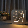 High-heeled Shoes 3D Lamp