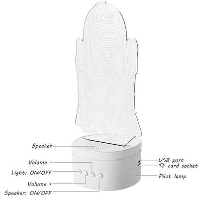 3D Rugby Model American Football Lamp