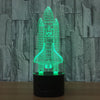 Spaceship 3D Lamp