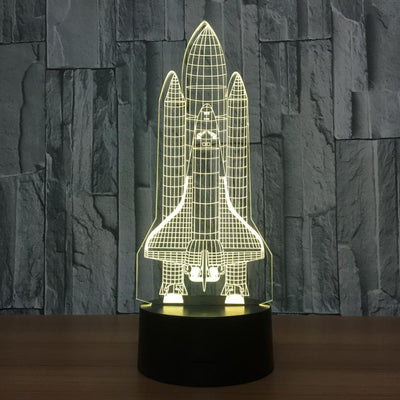 Spaceship 3D Lamp